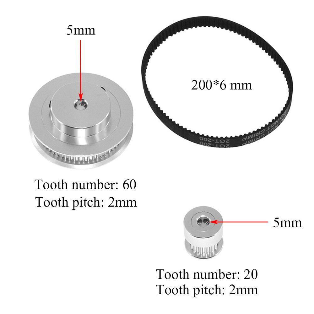 Bộ Bánh Răng Đồng Bộ Bền Bỉ Cho Máy In 3D