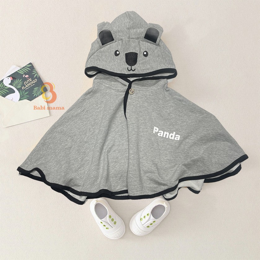 Áo Choàng Chống Nắng Chống Gió Cho Bé Kiểu Cánh Dơi Chất Dày Đẹp 95% cotton Cho Bé 0-5y - A19 - Babi mama - Hàng nhập kh