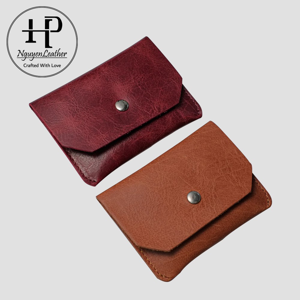 Ví Đựng Thẻ ATM, Card Holder Đựng Namecard Da Bò Thật Nhỏ Gọn | BigBuy360 - bigbuy360.vn
