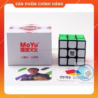 Đồ chơi Rubik cao cấp MoYu 3x3x3 Weilong GTS V2 viền đen - Rubik Ocean