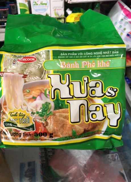 Bánh Phở Khô Xưa &amp;Nay Bịch 500g