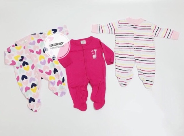 Set 3 Body liền tất Little Duck cho bé mẫu mới