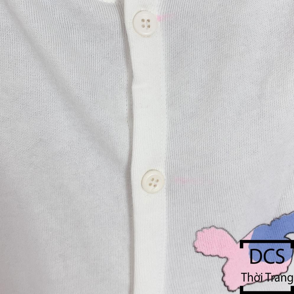 Áo Cadigan Tay In Bò Sữa Plas | BigBuy360 - bigbuy360.vn