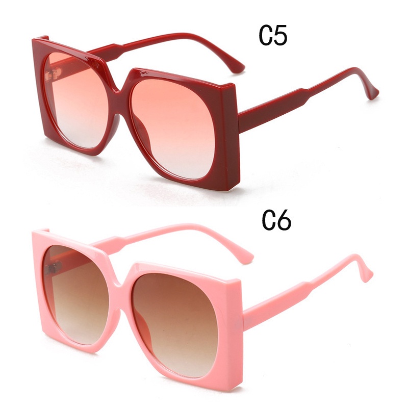 Kính Mát Gọng Vuông Lớn Chống Tia UV Thời Trang Dành Cho Nam Và Nữ