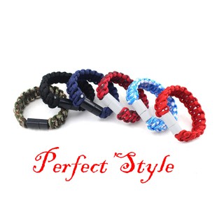 Cáp sạc kiêm vòng tay trang trí thời thượng chân lightning