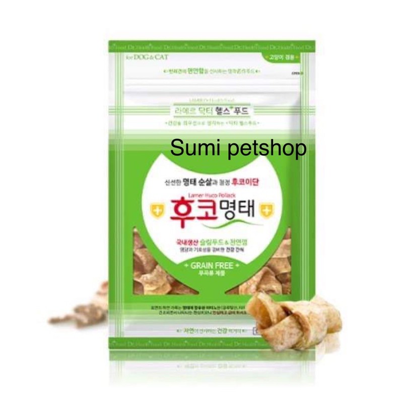 snack cá Pô lắc cho chó mèo Fuco Pollack cao cấp nhập khẩu Hàn quốc