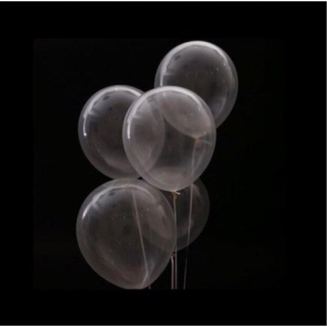 100 vỏ  bóng trong suốt 12inch