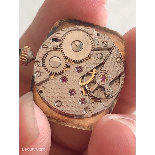 mặt đồng hồ cơ cót nữ Thụy sĩ hiệu juwel(tự xử )