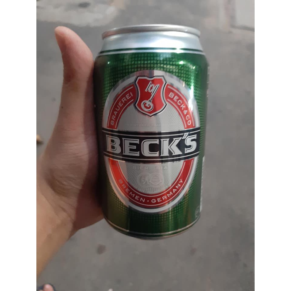 Bia Beck cn Đức thùng 24 lon 330ml date T8/21 sale 50%