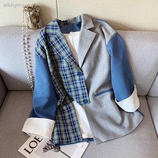 Áo Khoác Vest Sọc Caro Thời Trang Cho Nữ (Shank Within 15 Ngày)