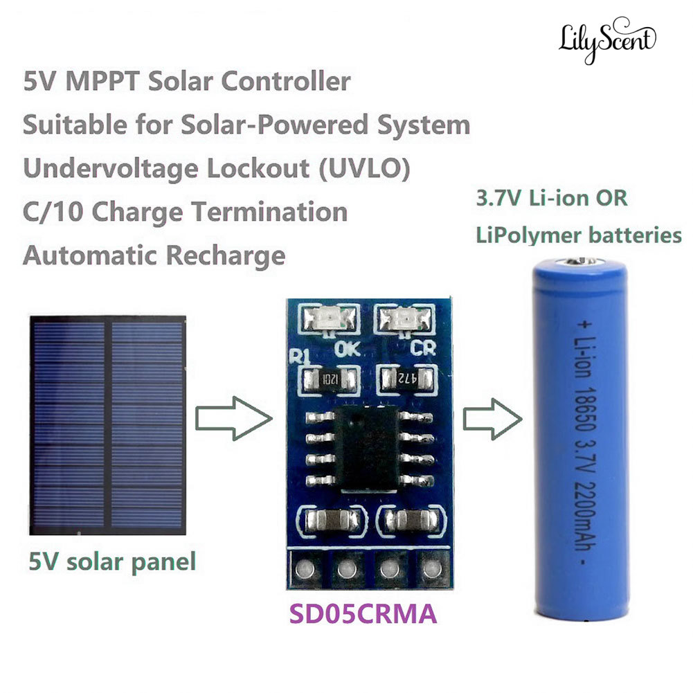 Bản Mạch Điều Khiển Sạc Năng Lượng Mặt Trời Sd05Crma