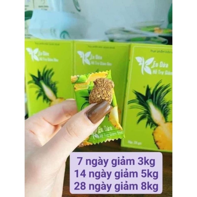 Kẹo dứa giảm cân túi 7 viên chính hãng