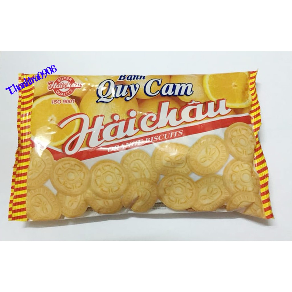 [ COMBO ] 5 BÁNH QUY CAM HẢI CHÂU, 130 G/ BỊCH