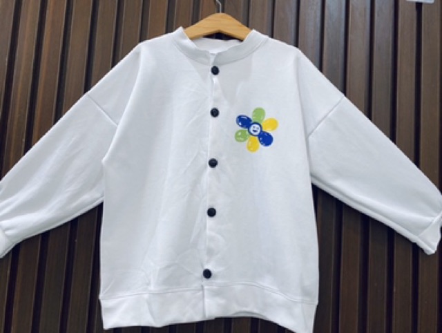 Áo cadigan nỉ ngoại🌸DAQUY20🌸áo cadigan hoa nỉ ngoại không xù mát lịm👉kéo sang xem ảnh thật | BigBuy360 - bigbuy360.vn