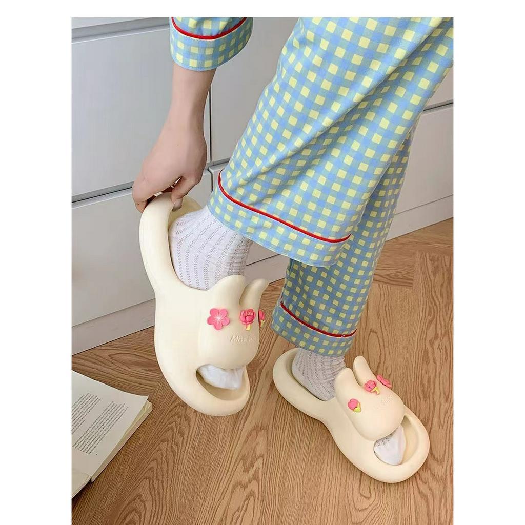 Dép Đi Trong Nhà Chống Trượt Hình Thỏ Dễ Thương Thời Trang Mùa Hè 2023 Cho Bạn Gái