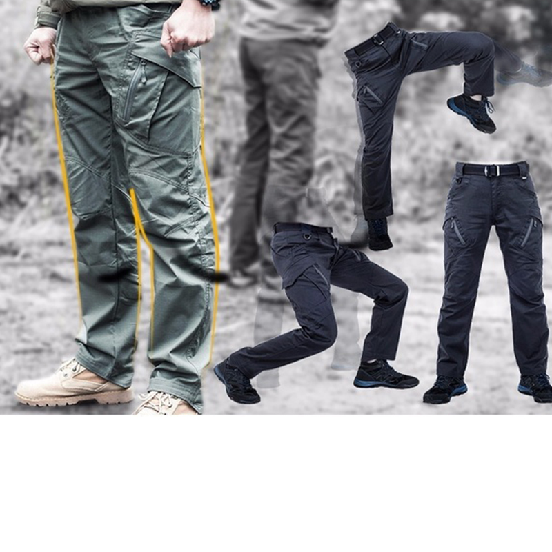 Quần dài nhiều túi chống thấm nước nhanh khô phong cách năng động dành cho nam