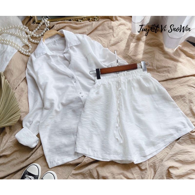 Đồ pyjama đùi, chất xô đũi siu mát 😍 | BigBuy360 - bigbuy360.vn