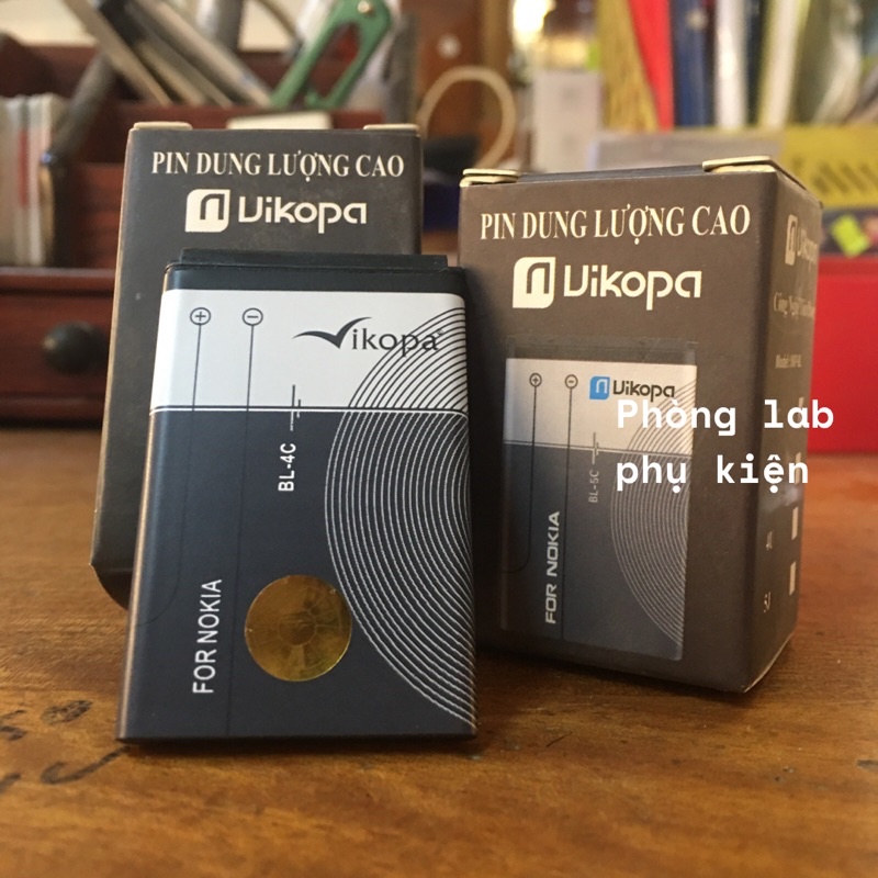 Pin BL-5C và BL-4C Vikopa Hàng Việt Nam chất lượng cao
