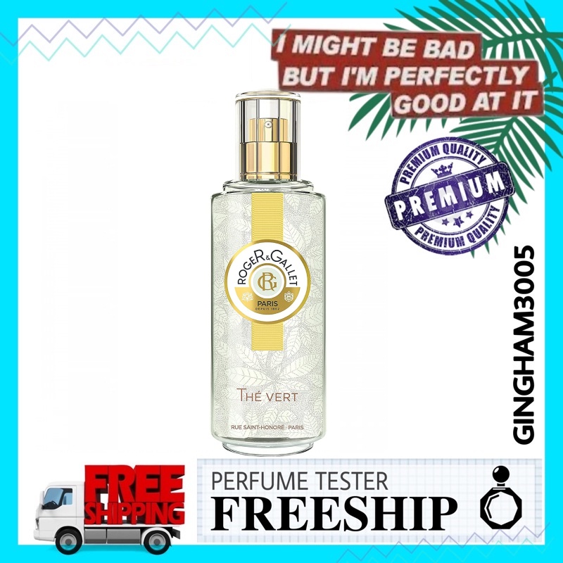 ✦GH✦ Nước hoa EAU DE THE VERT ROGER & GALLET 10ml ©