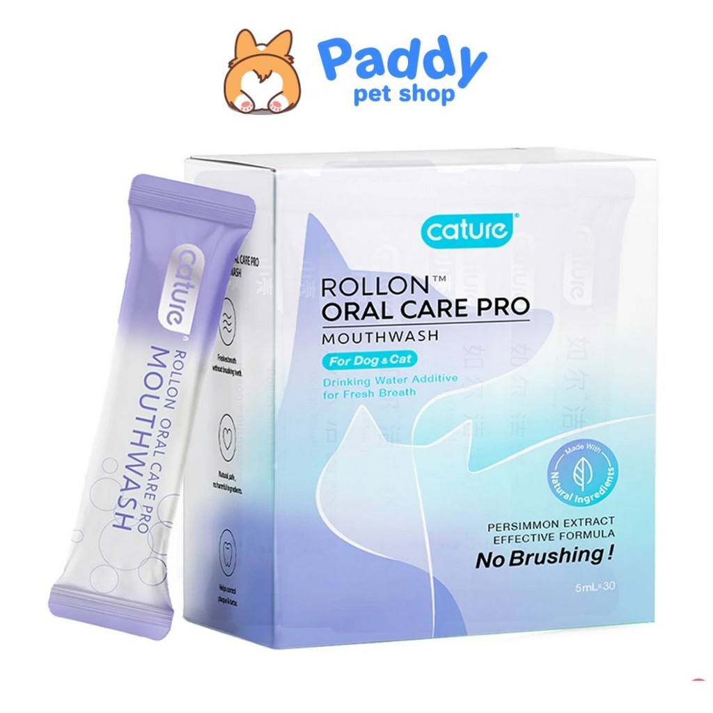 Vệ Sinh Răng Miệng Chó Mèo Cature Rollon Oral Care