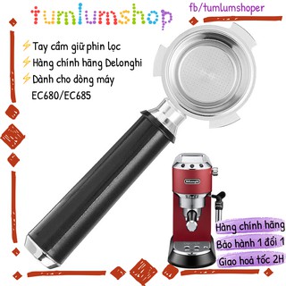 Tay cầm giữ phin lọc máy pha cà phê delonghi ec685/ec680