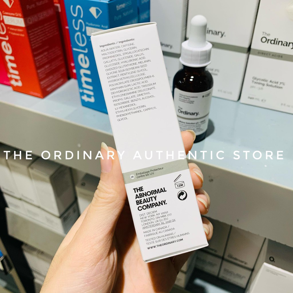 Serum The Ordinary Caffeine Solution 5% + EGCG - Tinh chất giảm quần thâm mắt ( 30mL ) | BigBuy360 - bigbuy360.vn