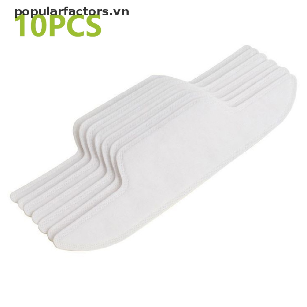 Set 10 miếng dán cổ áo sơ mi chống bẩn thoáng khí dùng một lần tiện dụng