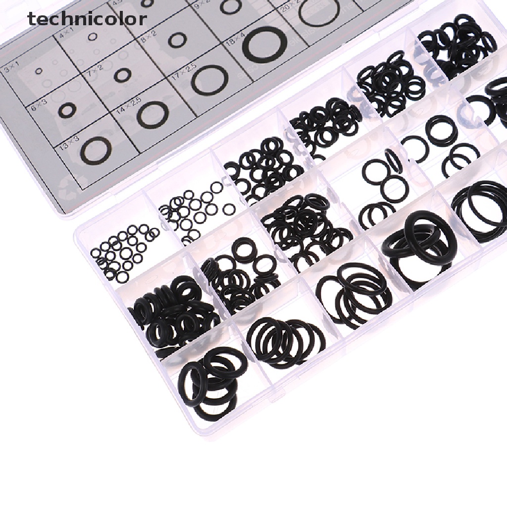 Set 225 Vòng Đệm Cao Su Phân Loại Vòng Đệm Chữ O