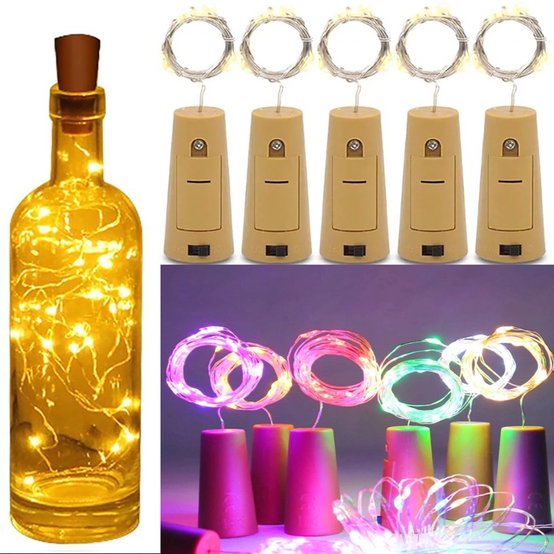 Dây Đèn LED 2M 20 Bóng Trang Trí Chai Rượu