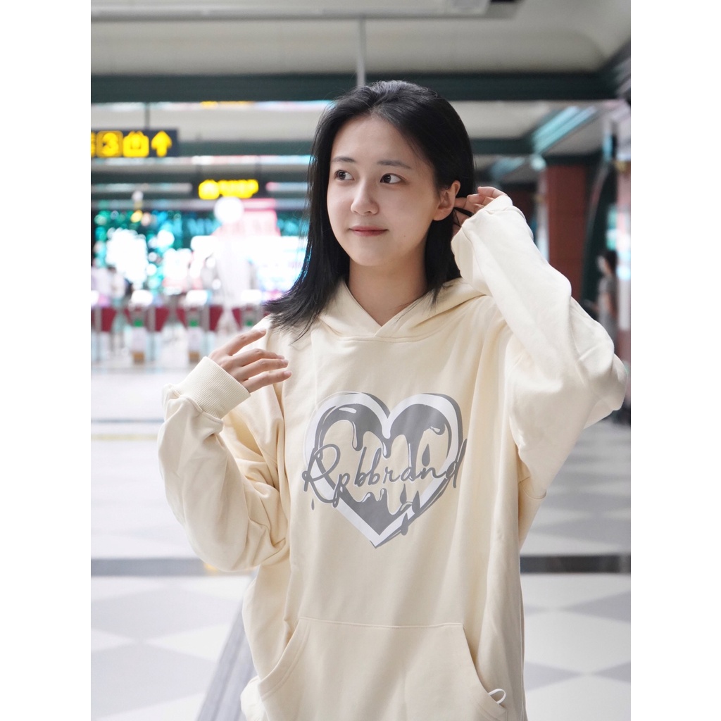 NRVP Áo Hoodie Dáng Rộng Thời Trang Hàn Quốc Đơn Giản Cá Tính Cho Nữ