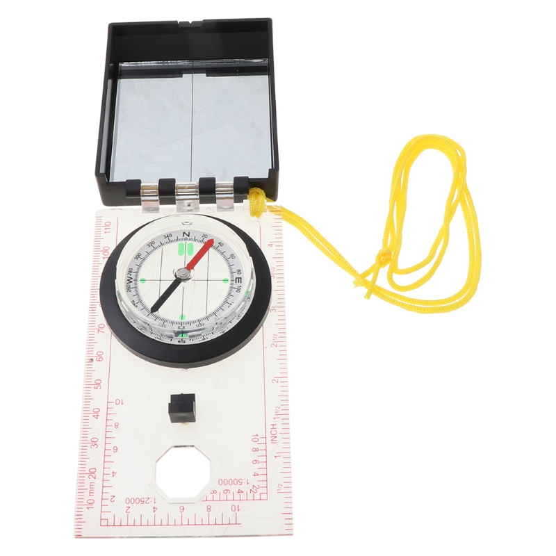 La Bàn Hướng Kèm Gương Soi Dùng Cho Hoạt Động Cắm Trại Ngoài Trời