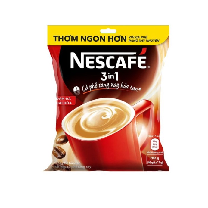 Túi 46 gói NESCAFÉ Đậm đà hài hòa 17g/ gói