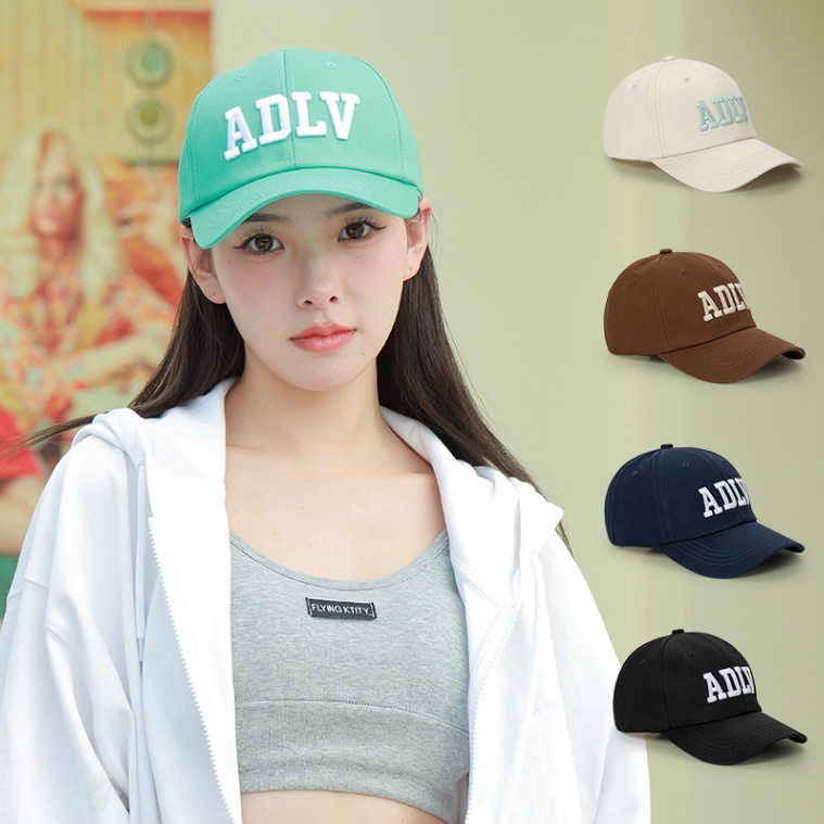 Mũ bóng chày thêu chữ ADLV hợp thời trang