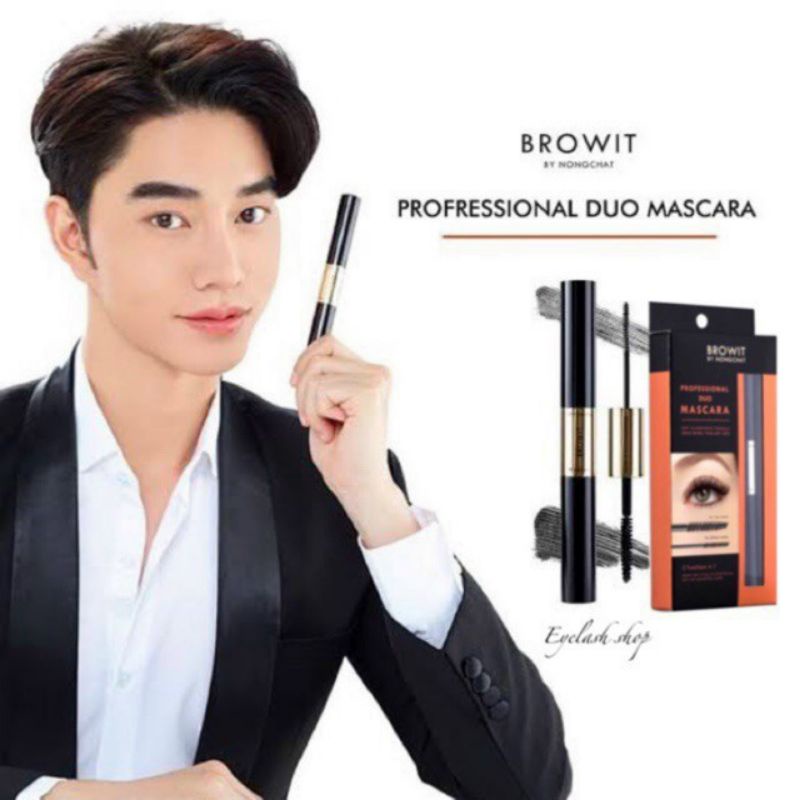 MASCARA NONGCHAT BROWIT BẢN DUO 2 ĐẦU NHỎ