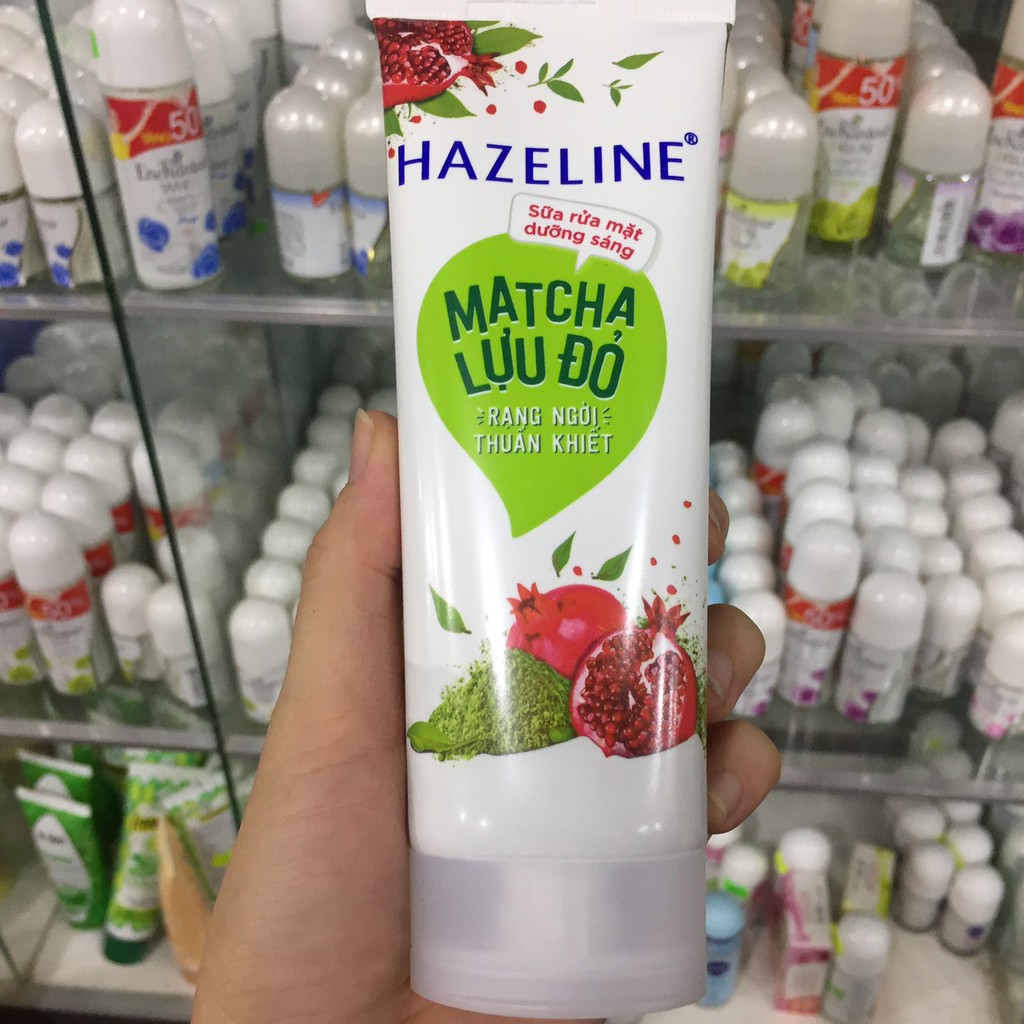 Sữa rửa mặt hazeline 100g (mẫu mới) chọn loại