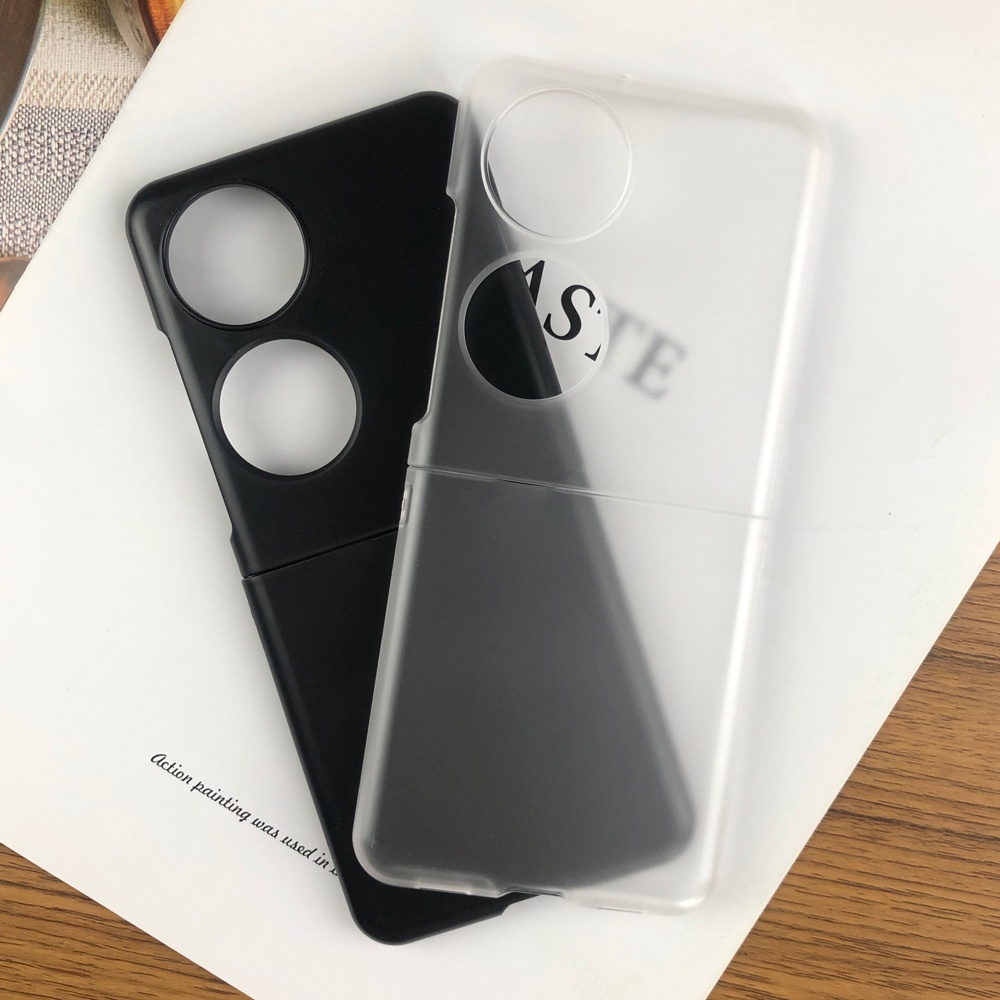 Ốp Điện Thoại PC Cứng Siêu Mỏng Mặt Nhám Chống Bám Vân Tay Cho Huawei P50 Pocket 6.9"