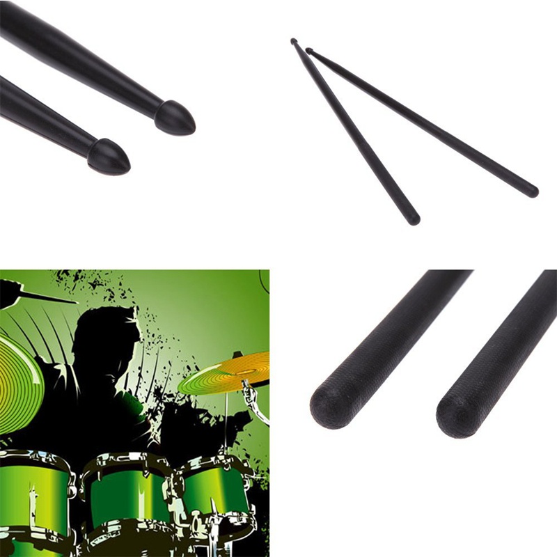 Cặp Dùi Trống Chuyên Nghiệp Bằng Nylon Màu Đen Trọng Lượng Nhẹ 5A