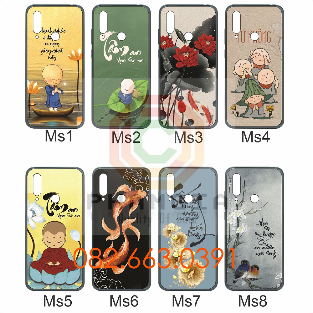 Ốp lưng Vsmart Joy 3 dẻo in hình thư pháp siêu đẹp