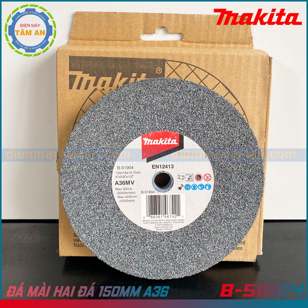 Đá mài máy mài hai đá 150MMx16mmx12.7MM Makita B-51904 B-51910 B-51932