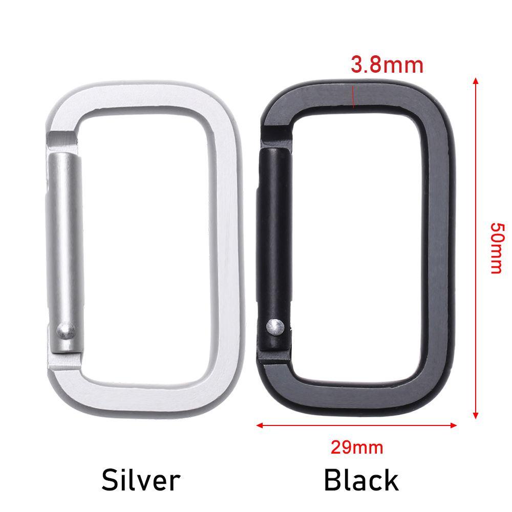 Set 1 / 2 / 5 Móc Khóa Bình Nước Bằng Hợp Kim Nhôm Tiện Dụng Khi Đi Cắm Trại