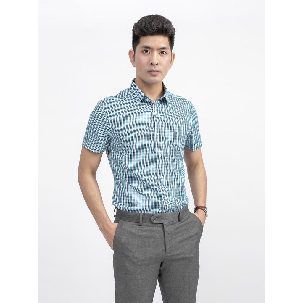 (ARISTINO sale) Áo sơ mi ARISTINO cộc tay ASS034S9  ÁO NGẮN TAY CHẤT SỢI TRE CAO CẤP MỊN MÁT CHỐNG NHĂN | BigBuy360 - bigbuy360.vn