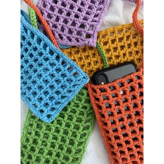 Crochet phone bag