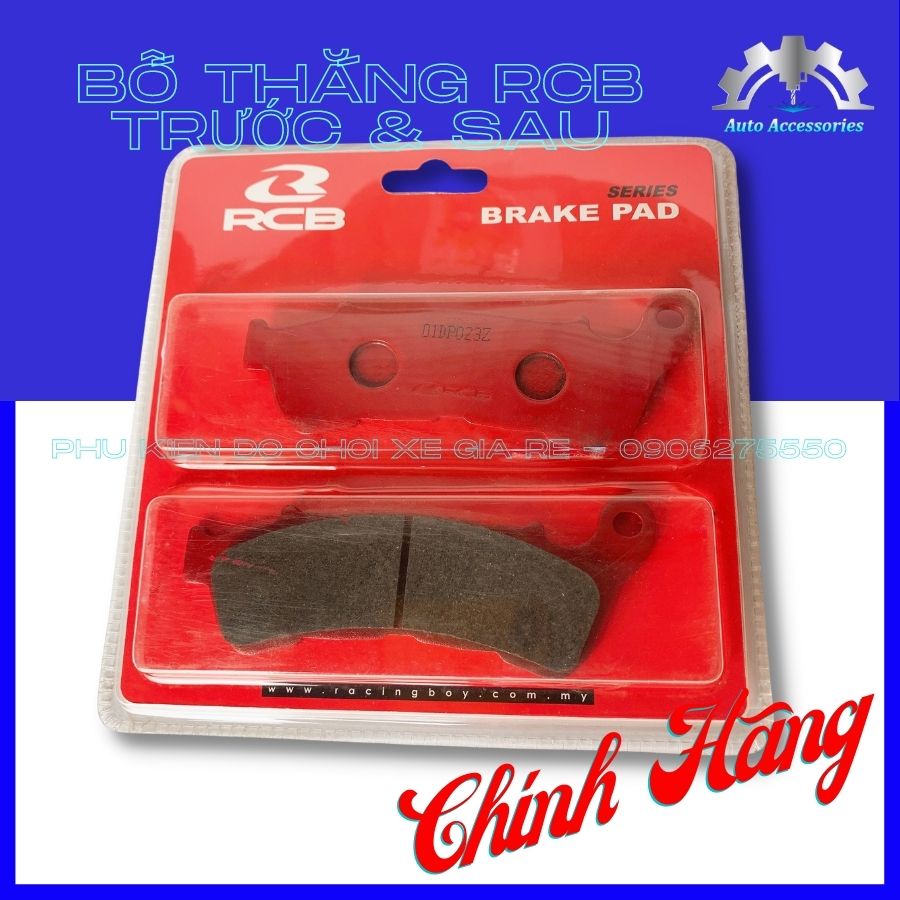 CHÍNH HÃNG RCB 100% - Bố Thắng Trước Sau xe Ex 135-150 - Winner - Wave - Raider - Satria - SH - Wave 125