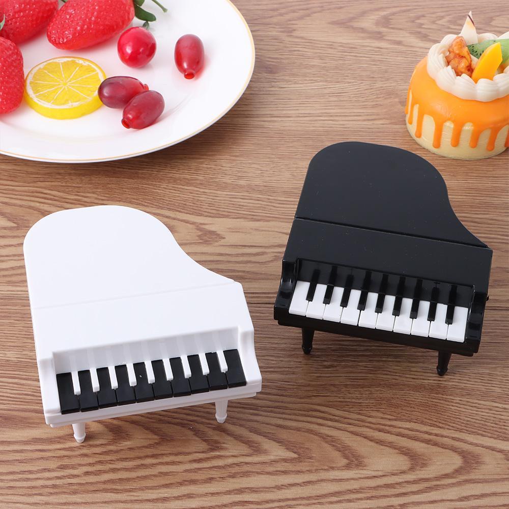 KUNHEV 1 Bộ Nĩa Ăn Tráng Miệng Hình Đàn Piano Hoạt Hình Sáng Tạo Cho Bé