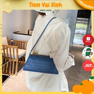 Túi Xách Nữ 🍊[Tiệm Vải Xinh]🍊 Túi Xách Da Đeo Vai Quai Tròn