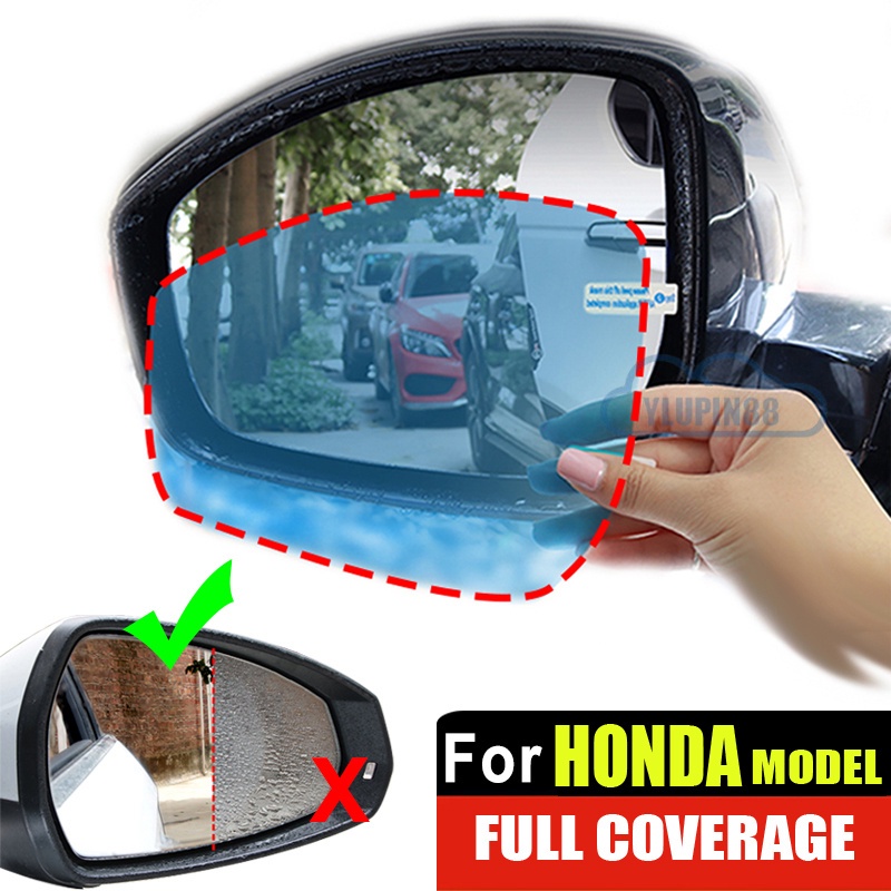 Miếng Dán Kính Chiếu Hậu Xe Hơi Chống Nước Mưa/Sương Mù Màu Trong Suốt Cho Honda Accord Civic CRV City Fit Jazz Vezel HR-V Odyssey BR-V Jade XR-V