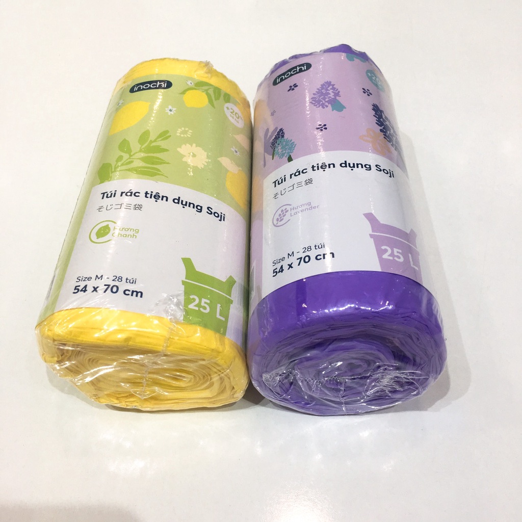 Túi rác tiện dụng Soji Hương Chanh, Hương Lavender Size S, M, L