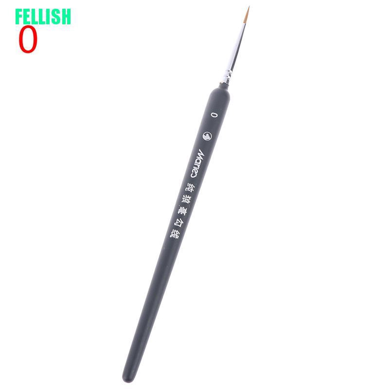 Bộ 3 cọ vẽ tranh chuyên nghiệp mini kích thước 000 00 0 tiện lợi