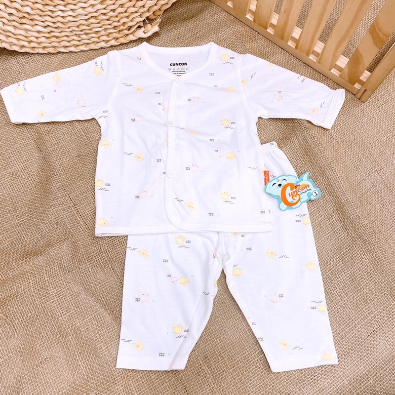 Bộ tay dài , quần dài cotton Cún Con