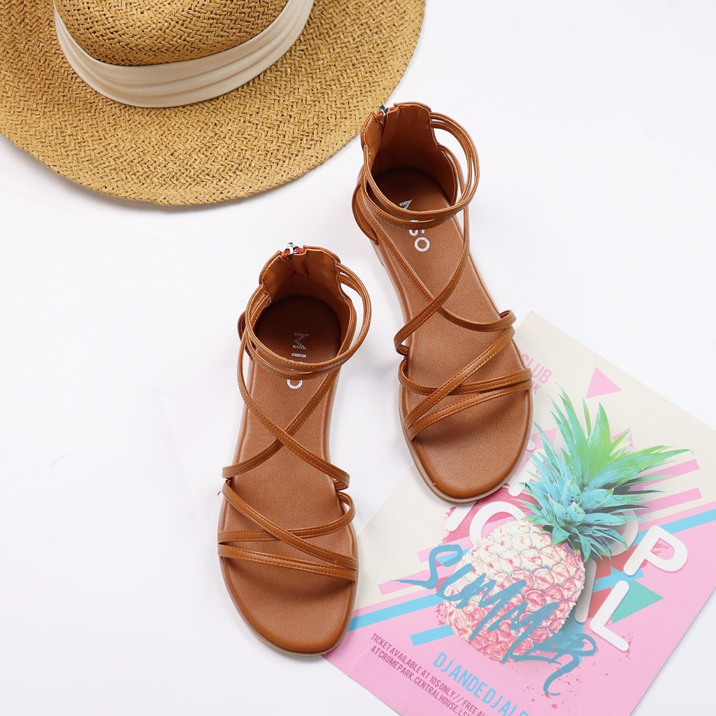 Sandal Nữ Kéo Khóa Sau - 1027